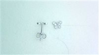 Ohrringe Sommer Dame Animaletti in Weißgold Zirconia FARFALLE ZIRC PI UZ/Z - FARFALLE ZIRC PI UZ/Z